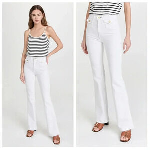 ASKK NY 70s Boot Ivory Jeans High Rise Flare